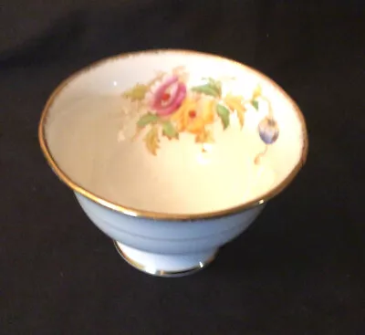 ATQ.ROYAL ALBERT Bone China England Pansies On VinesOpen Sugar Bowl Gold Trim • $7