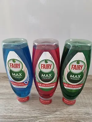 £7.95 • Buy Fairy Max Power Anti-Leak Washing Up Liquid 660ML