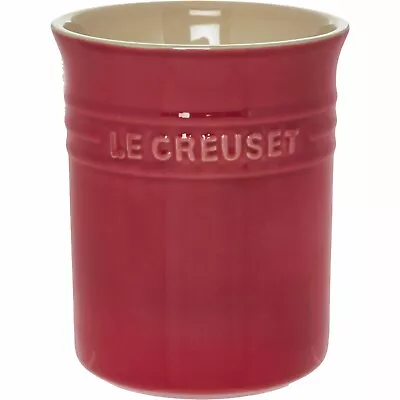 Le Creuset Utensil Jar *Pale Rose* Stonewear  15 X 12.5cm New • £16.95