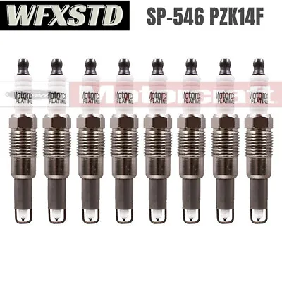 8Pcs SP546 Spark Plugs SP-546 PZK14F  New Fits For Ford Motorcraft F150 F250 • $34.45