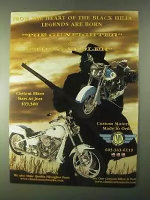 1999 Classic Motor Works Motorcycle Ad - Gunfighter • $19.99
