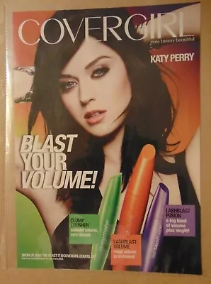 KATY PERRY COVERGIRL Cosmetic Eyelash Original Print Ad Advertising • £9.59