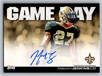 Malcolm Jenkins 2011 Topps Game Day Auto GDA-MJ New Orleans Saints • $14.99