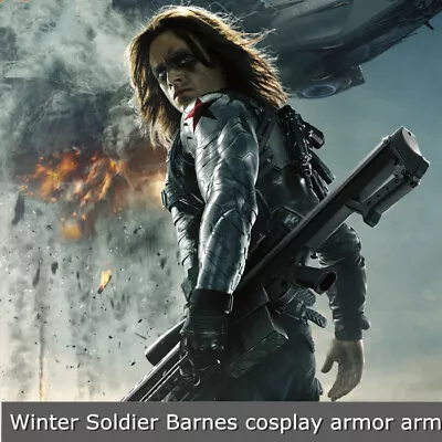 Captain America 3 Civil War Winter Soldier Barnes Cosplay Armor Arm PVC HOT • $78.26