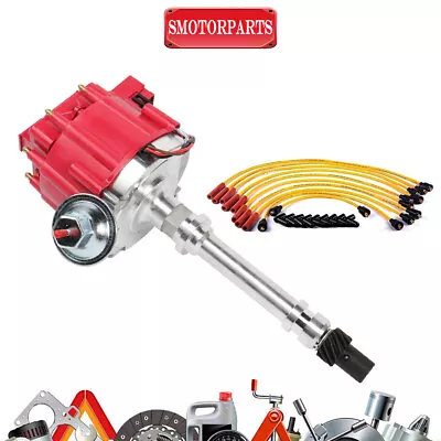 $66.96 • Buy Distributor W/Spark Plug Wires Ignition Combo For Chevy SBC 350 BBC 454 HEI