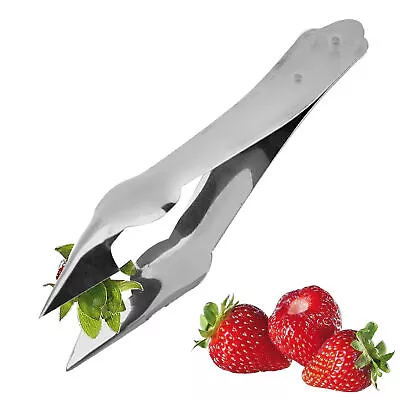 Strawberry Stem Fruit Stem Remover Multipurpose Stainless Steel Kitchen Gadget • $7.43
