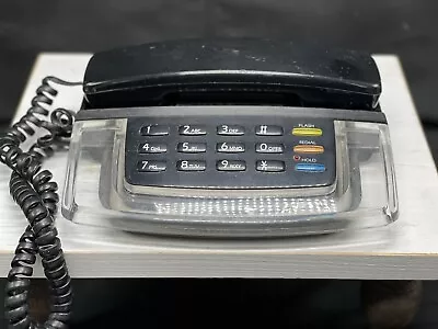 VINTAGE 80s RADIO SHACK KRYSTALITE CLEAR LUCITE W/ PINK NEON TELEPHONE • $49.99