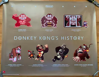 Club Nintendo 2011 Donkey Kong Poster (Donkey Kong's History) • $24.95