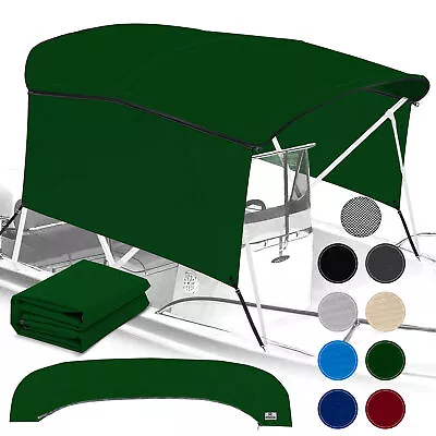 High-Quality Boat Bimini Top Marine Canvas Replacement + Side Walls 900D Canopy • $58.99