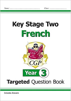 KS2 Year 3 French Targeted Question Book With Answer Ages 7-8 Cgp • £8.99