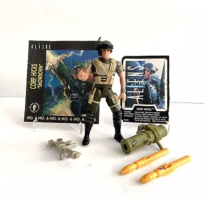 1992 Aliens Space Marine Corp Hicks Launcher + Missiles Weapon Comic Book & Card • $12.99