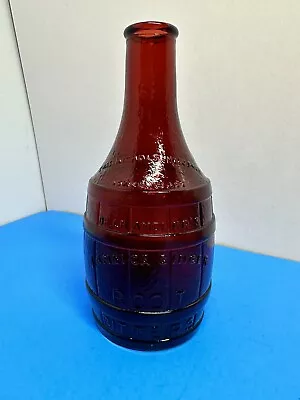 Vintage Wheaton Dr Chandler's Jamaica Ginger Root Bitters Red Bottle 7.5” Tall • $14.99