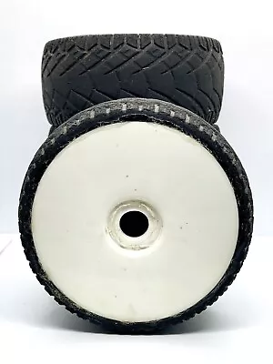 1/8 Rc Buggy Dirt Slicks 17mm Hex Wheel And Tire Combo X4 White Used Rc  • $30.64