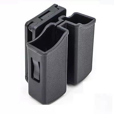 Double Magazine Pouch Belt Clip Holster Single Dbl Stack Mag G19 17 9mm 40 45  • $16.99