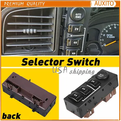 4x4 4-Wheel Drive Selector Switch For GMC Sierra Tahoe Yukon Silverado Suburban • $14.24