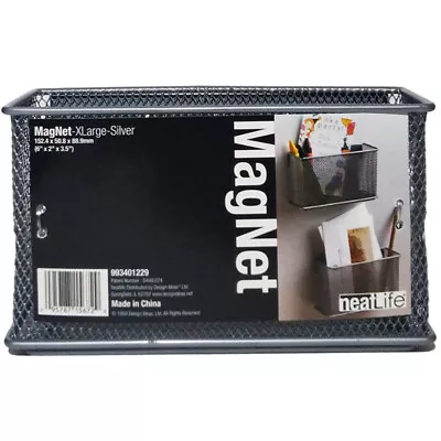 MagNet Bin - Magnetic Mesh Bin - X-Large - Grey  • $8.99