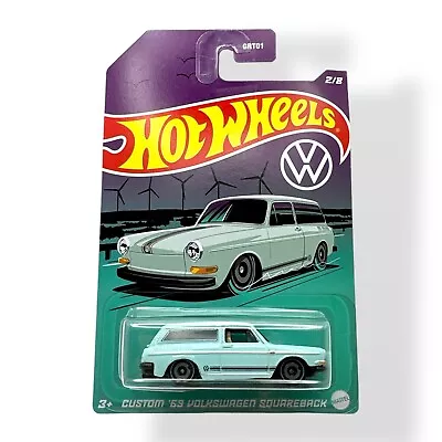 2022 Hot Wheels Custom '69 Volkswagen Squareback HW Volkswagen Series 2/8 Blue • $4.95