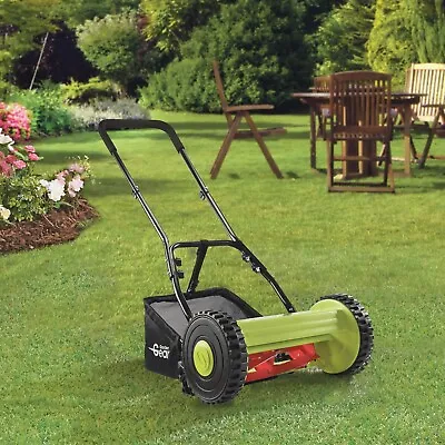 £59.99 • Buy Garden Gear Lawnmower Push Along Manual Cylinder 17L 30cm Grass Cutting Width