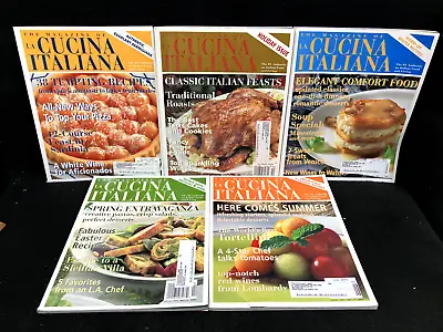 La Cucina Italiana Magazine Lot Of 5 2002-2003 • $34.99