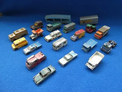 Matchbox Lesney Cars & Trucks  Job Lot Vintage Diecast For Spares Or Restoration • £9.99