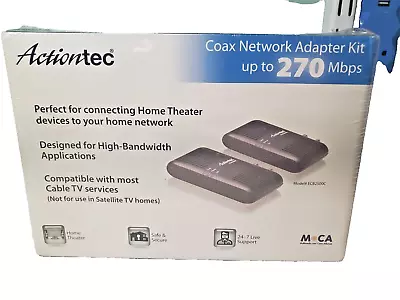 Actiontec Ethernet Over Coax Network Adapter Kit For Homes Without MoCA Routers • $199.99