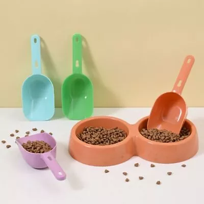 Mini Plastic Pet Cat Foods Spoon Thicken Pet Dog Food Feed Spoon Diet Shovel • $10.42