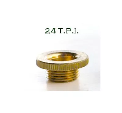 Solid Brass Fuel Cap 9/16″x 24 Dietz Defiance CT Ham Embury(Windsor) Prisco SG&L • $38.95
