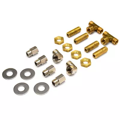 Seastar Boat Bulkhead Fittings HF5514 | 3/4 Inch Dual Hydraulic Steering (Kit) • $95.53