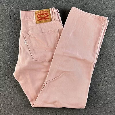 Levi's 541 Jeans Mens Really 30x30 Bubblegum Pink White Tag Tapered SKU4036 • $25