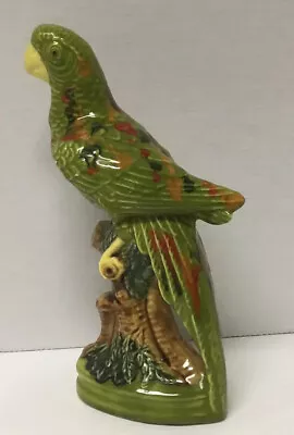 Vintage 10” Parrot Bird Figurine ~numbered On Bottom~ FABULOUS COLORS! • $59.99