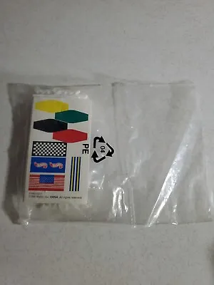 VTG Hot Wheels 4 Lane Cliff Hangers Slot Car Race Track Flag And Sticker Pack • $20