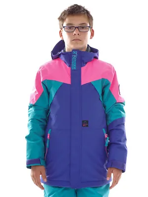 O`Neill Ski Jacket Snowboard Jacket X-Treme Blau Retro Snow Guard Recycled • $76.41