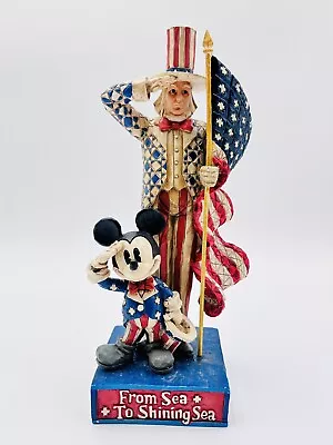 Disney Mickey & Uncle Sam Jim Shore #4004152 10.75  American Originals • $34.99