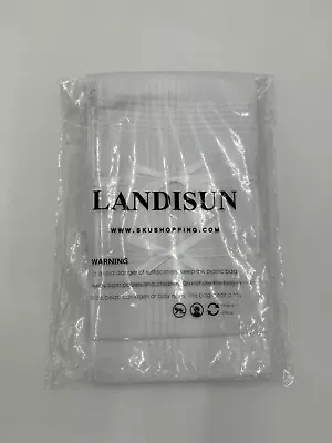 Men's Handkerchief 12 Pack White Pure Cotton Hanky Landisun 16 X16  Soft Durable • $10.90