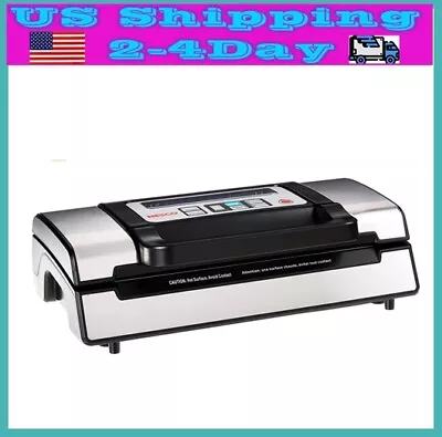 $91.13 • Buy Nesco Deluxe Food VS-12 Vacuum Sealer, 130 Watts, Kit Bags & Viewing Lid, Compac
