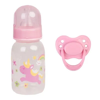 Reborn Doll Accessories Magnetic Dummy Soother & Feeding Bottle Dolls Supplies • £4.78