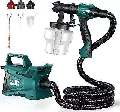 $47.99 • Buy Paint Sprayer 600W HVLP Electric Spray Paint Gun With 6FT Airhose