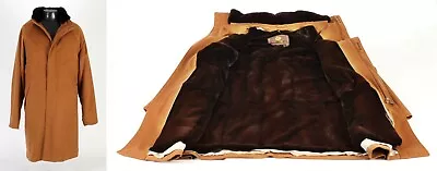 Spectacular $32000 LORO PIANA Vicuña Vicuna / Mink Fur Icer Coat With Tags - XL • $25000