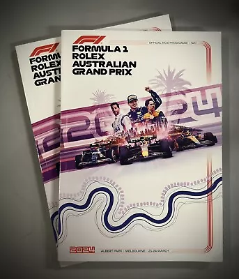 2024 Formula 1 Rolex Australian Grand Prix Official Race Programme Guide + Gift • $50