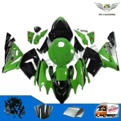 Injection Green Full Set Fairing Fit For Kawasaki Ninja 2004 2005 ZX10R F050 • $499.99