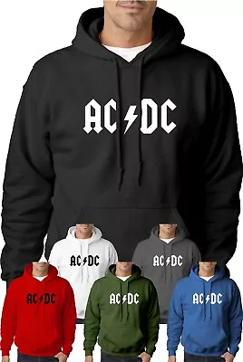 AC/DC Australian Rock Band Music Legend Hoodie Top Logo Song Rock & Roll Hoody • £29.50