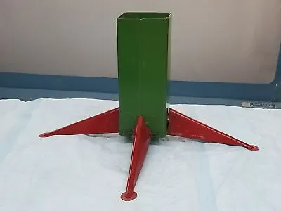 Vintage 1950s Berco MFG Green/Red Christmas Tree Stand Grip A Tree Shelf X • $29.88