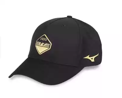 169/14 Bis Mizuno Ss Lazio Hat Visor Cap CREST2 Gold -9 P2GYAX62L 09 • $44.71