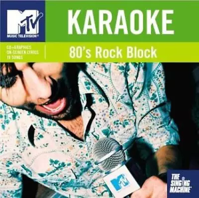 Karaoke: Mtv 80s Rock Block - Audio CD By Various Artists - VERY GOOD • $5.03