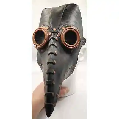 Plague Doctor Cosplay Mask Costume Bird Long Nose Beak Steampunk Props • $7.50