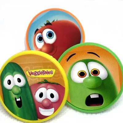 £6.85 • Buy Veggie Tales Cupcake Toppers Cake Decorations Set Of 15 Birthday Party Supplies