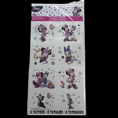 Minnie Mouse Disney Junior Temporary Tattoos Daffy  Kids Birthday Party Favor 8 • $5.41