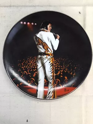 Elvis Presley: In Performance Delphi Plate #10  On Stage In Wichita 1974  • $11.99
