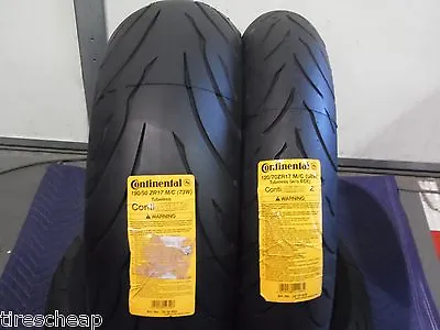 120/70zr17 & 190/50zr17 Continental Motorcycle 2 Tire Set 120/70-17 190/50-17 • $239.85