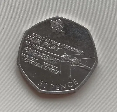 2011 Olympic Rowing 50p Coin • £3.95